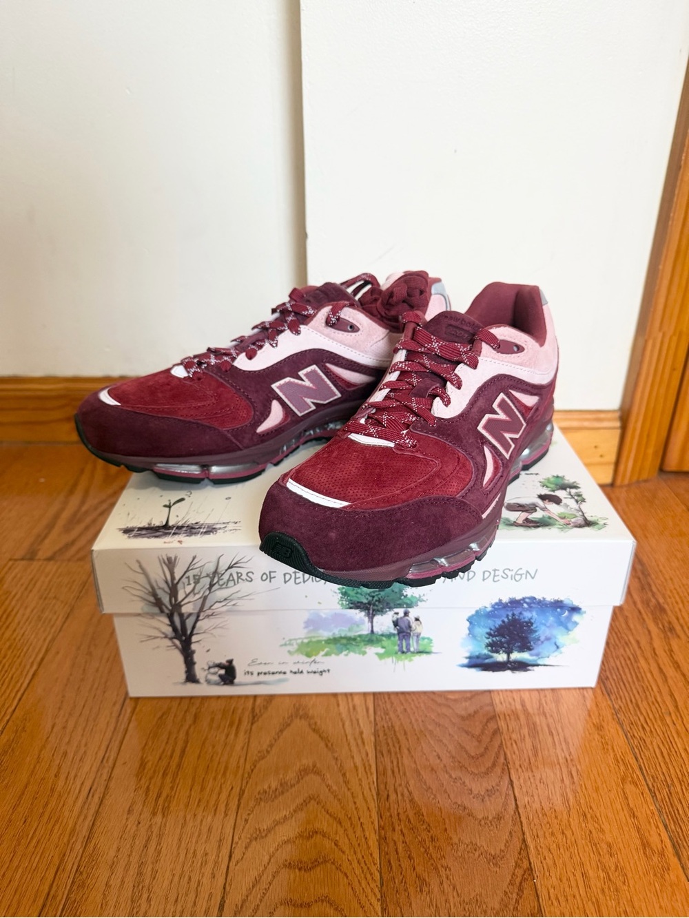 Kith x New Balance 2011 Chocolate Truffle Sepia Rose Size 10 DS Ronnie Fieg